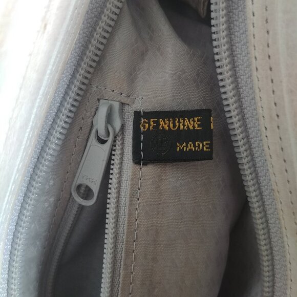 Vintage genuine eel skin cream ivory gold shoulder bag purse - Picture 10 of 16